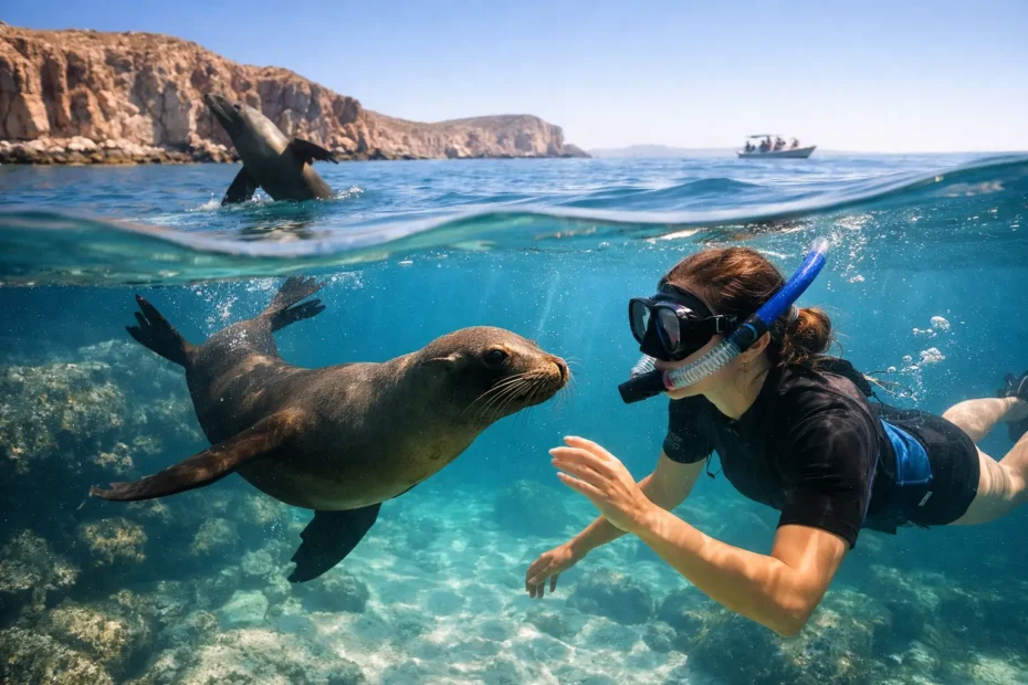 Swimming With Sea Lions in La Paz Safely