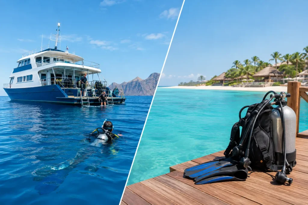 Liveaboard Versus Resort Diving in Baja Sur